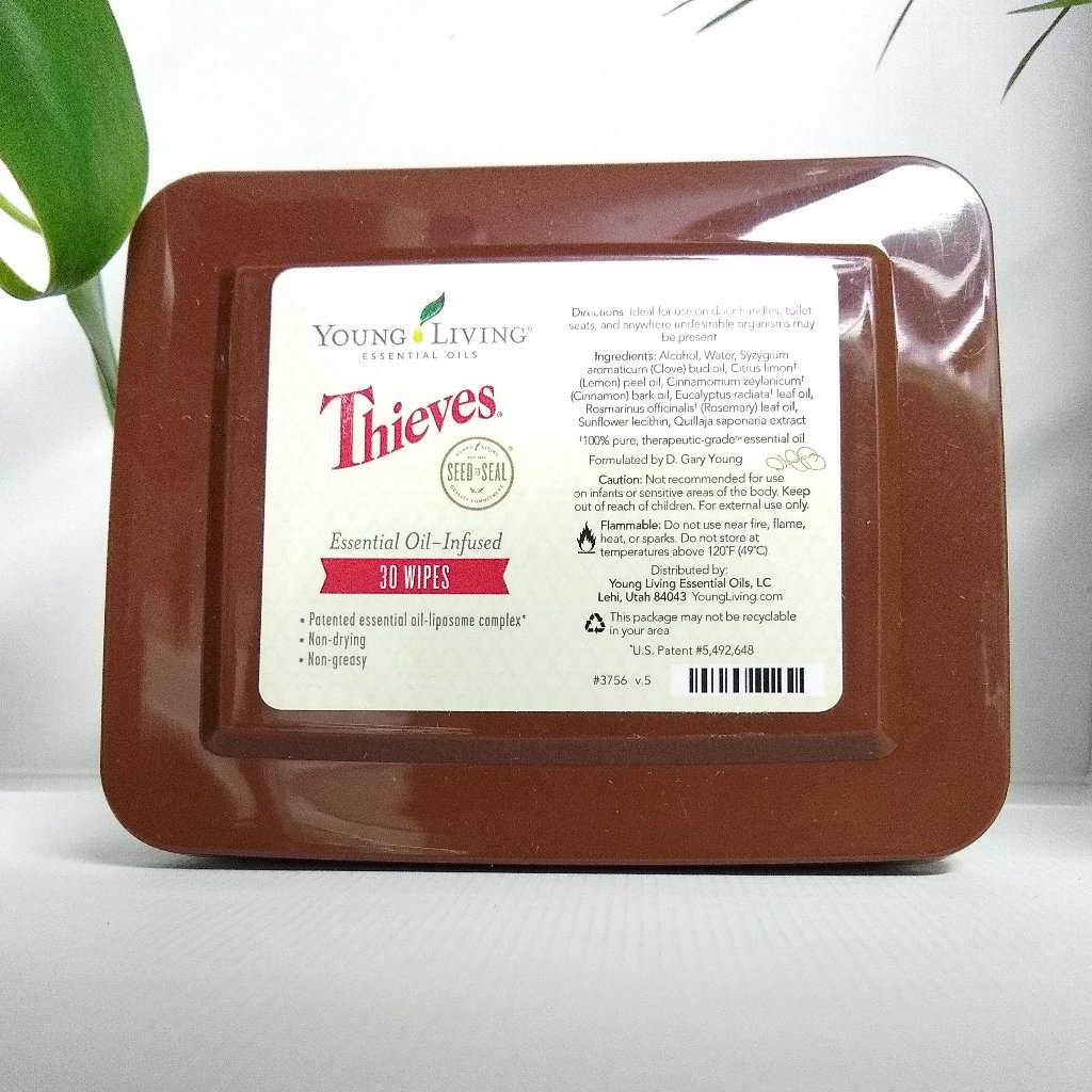 Thieves Young Living Essential Oil-Infused Wipes